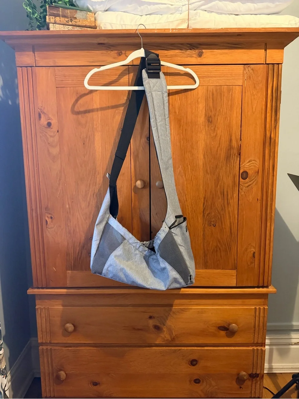 Outward Hound Gray Shoulder Pet Sling Carrier